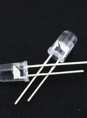 深圳市供应直插f5七彩快闪mm圆头七彩长脚发光二极管