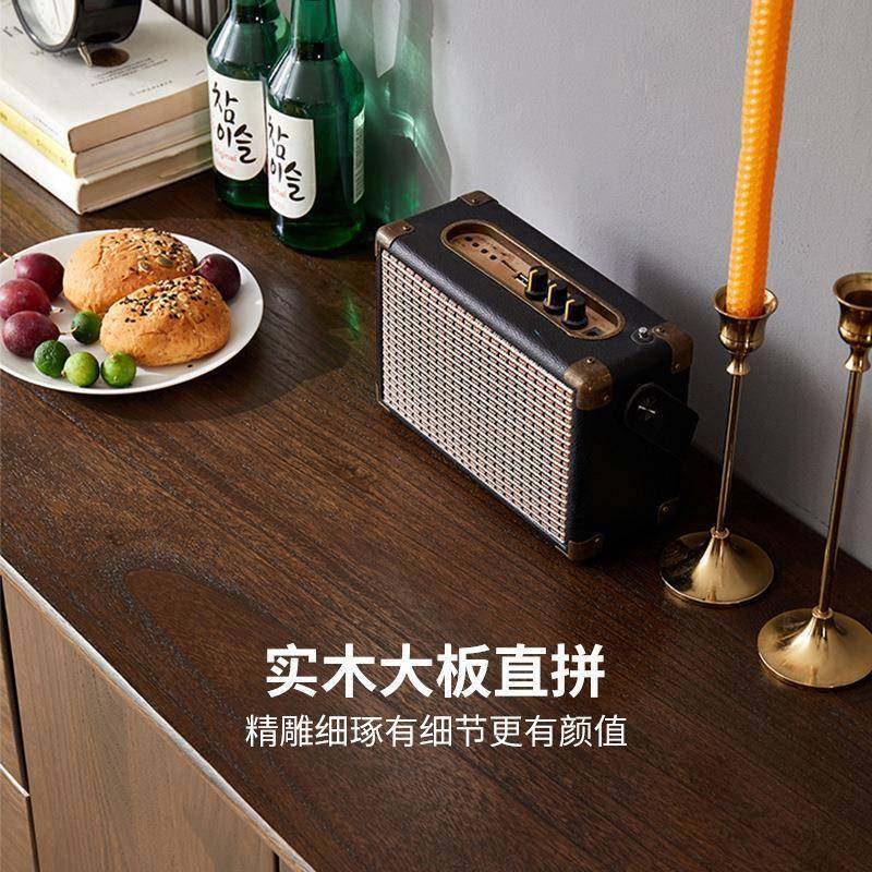 现代简约实木大斗柜五斗柜北欧卧室胡桃木色储物柜抽屉收纳置物柜,淘宝优惠券,粉丝福利购,淘宝优惠卷