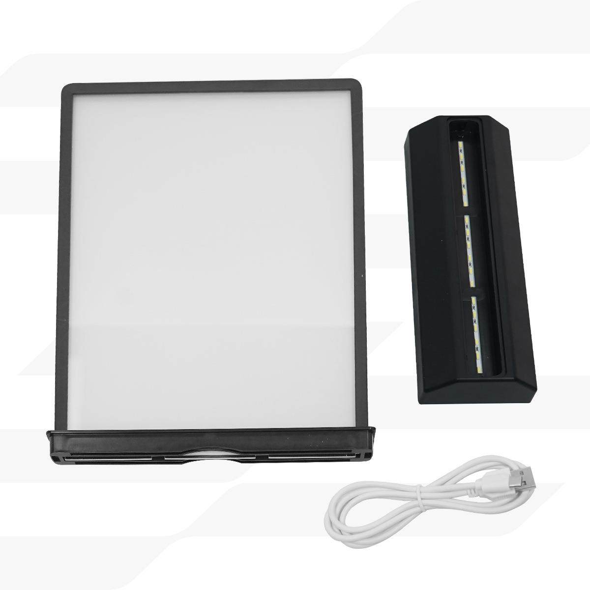 双面led充电灯箱发光展示牌奶茶店A4桌面菜单灯牌价目表广告招牌,淘宝优惠券,粉丝福利购,淘宝优惠卷