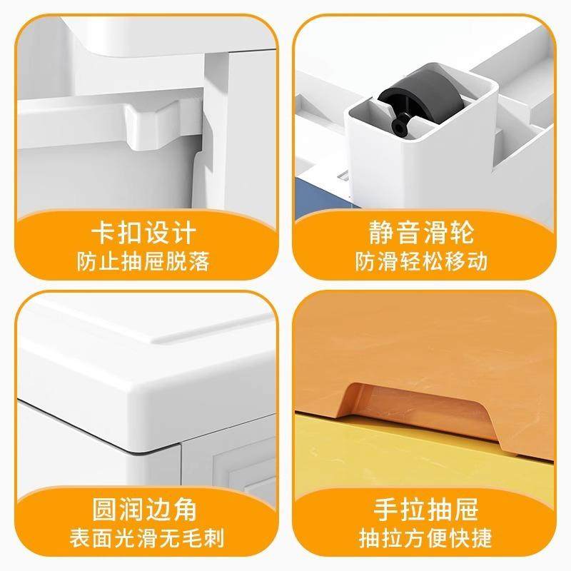 25/31cm缝隙窄边柜夹缝抽屉式收纳柜厨房置物架可移动多层储物柜,淘宝优惠券,粉丝福利购,淘宝优惠卷