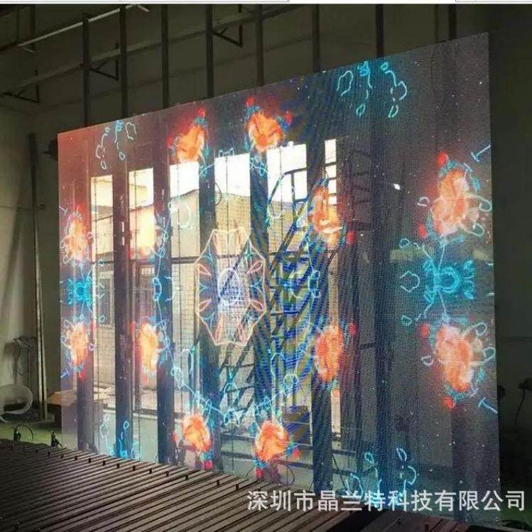 LED高透光度玻璃幕墙橱窗显示屏P3.91-7.82透明屏,淘宝优惠券,粉丝福利购,淘宝优惠卷