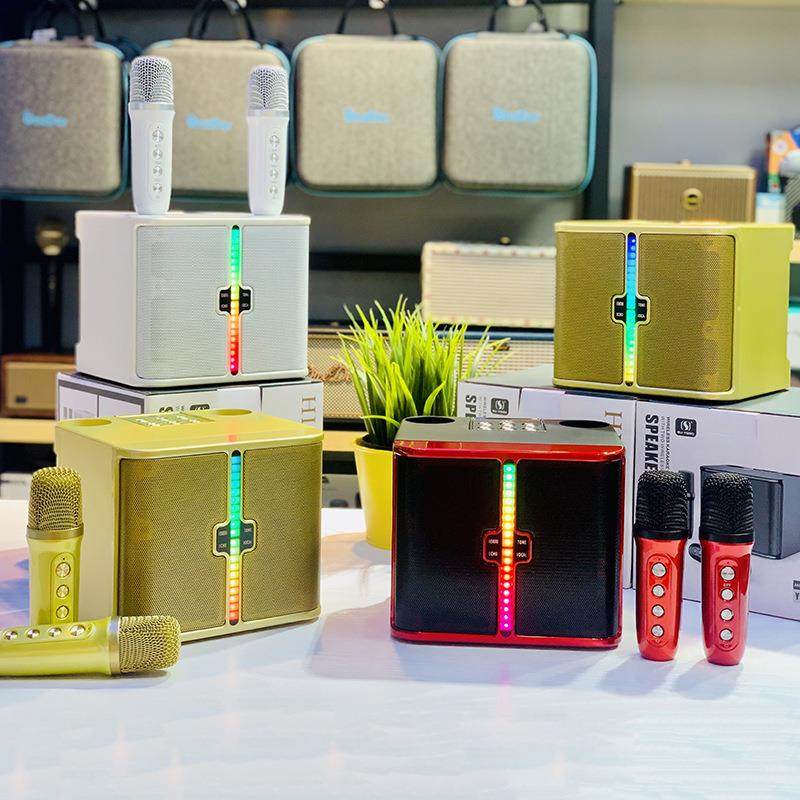 音符随音乐跳动唱歌音响新款上市带变声功能双U段卡拉OK音箱套装,淘宝优惠券,粉丝福利购,淘宝优惠卷