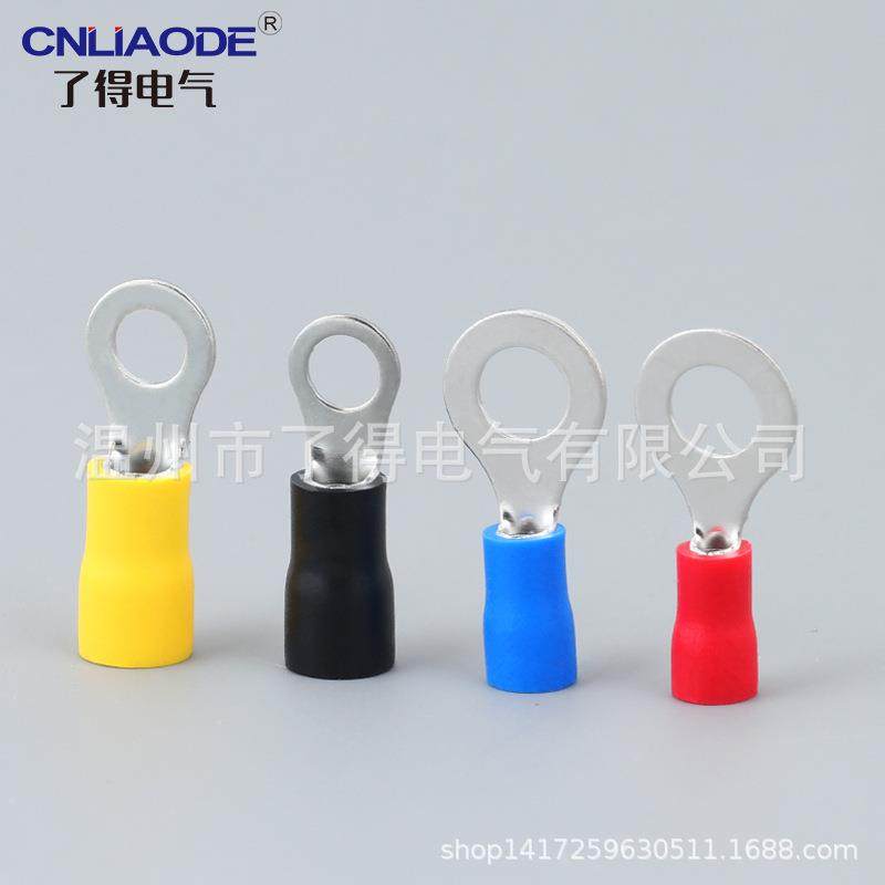 冷压端子RV2-5圆形预绝缘冷压端子O型接线端子1000只/包,淘宝优惠券,粉丝福利购,淘宝优惠卷