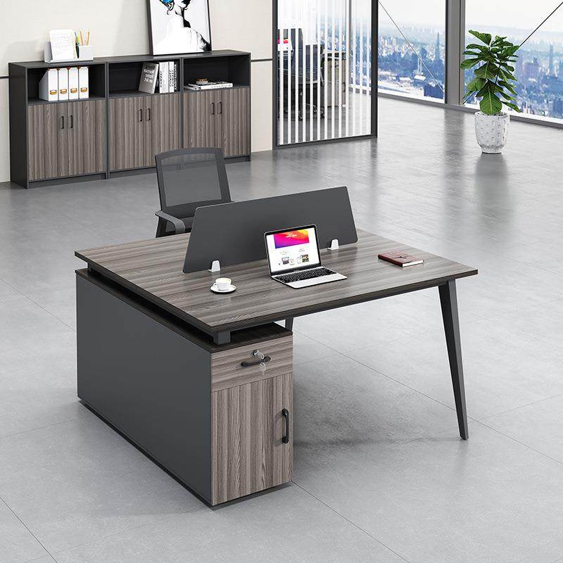 现代屏风双人位员工电脑桌办公桌简约现代职员工作桌椅组合,淘宝优惠券,粉丝福利购,淘宝优惠卷