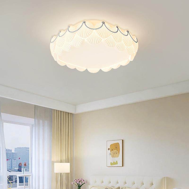 现代简约创意贝壳大厅吸顶灯北欧奶油风灯具组合全屋套餐,淘宝优惠券,粉丝福利购,淘宝优惠卷