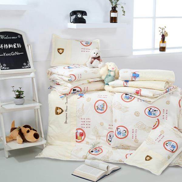 洋格纳家纺幼儿园被子儿童三件套全棉午休托育被褥六件套床品,淘宝优惠券,粉丝福利购,淘宝优惠卷