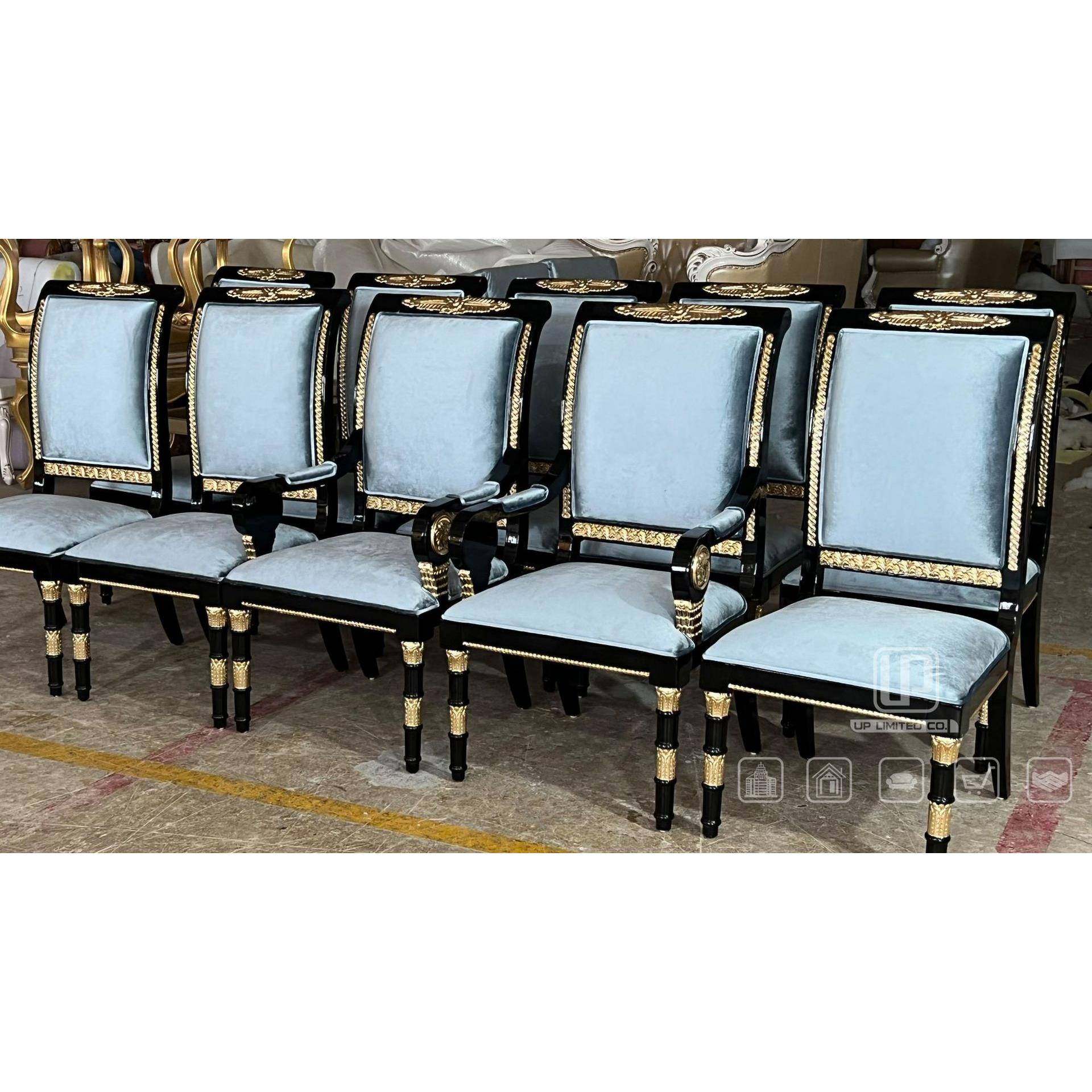 法式轻奢实木手工雕刻绒布布艺高回弹软包餐厅家具餐椅扶手休闲椅,淘宝优惠券,粉丝福利购,淘宝优惠卷