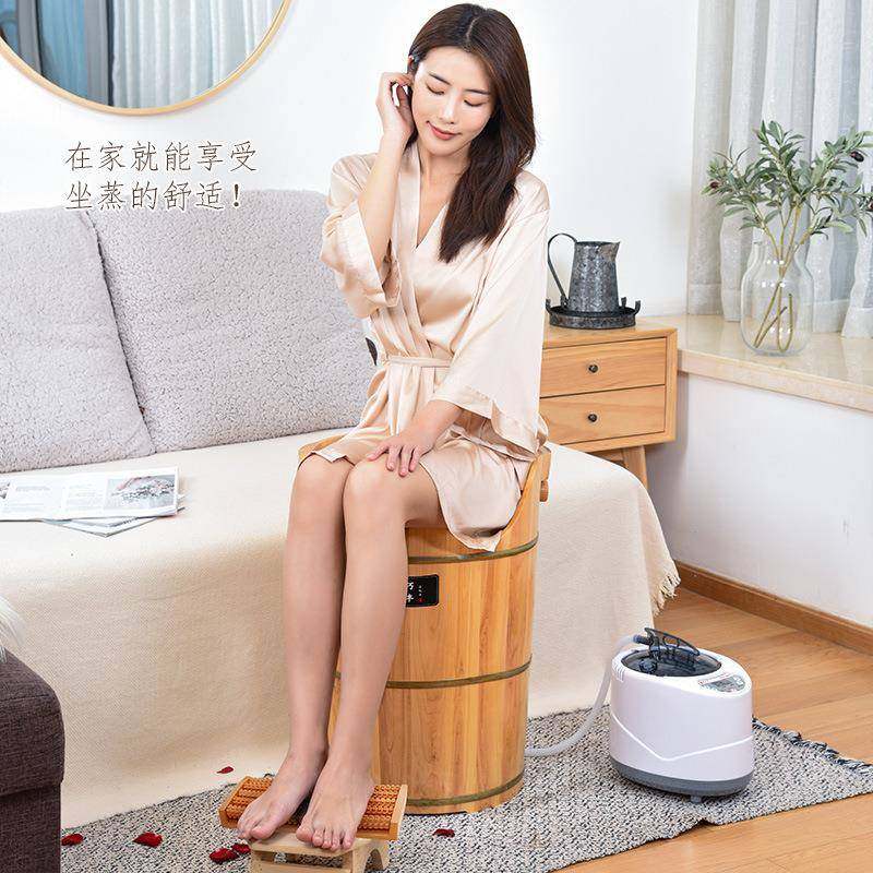 加热熏蒸泡脚木桶过小腿过膝木质保温洗脚盆家用实木足浴蒸脚桶,淘宝优惠券,粉丝福利购,淘宝优惠卷