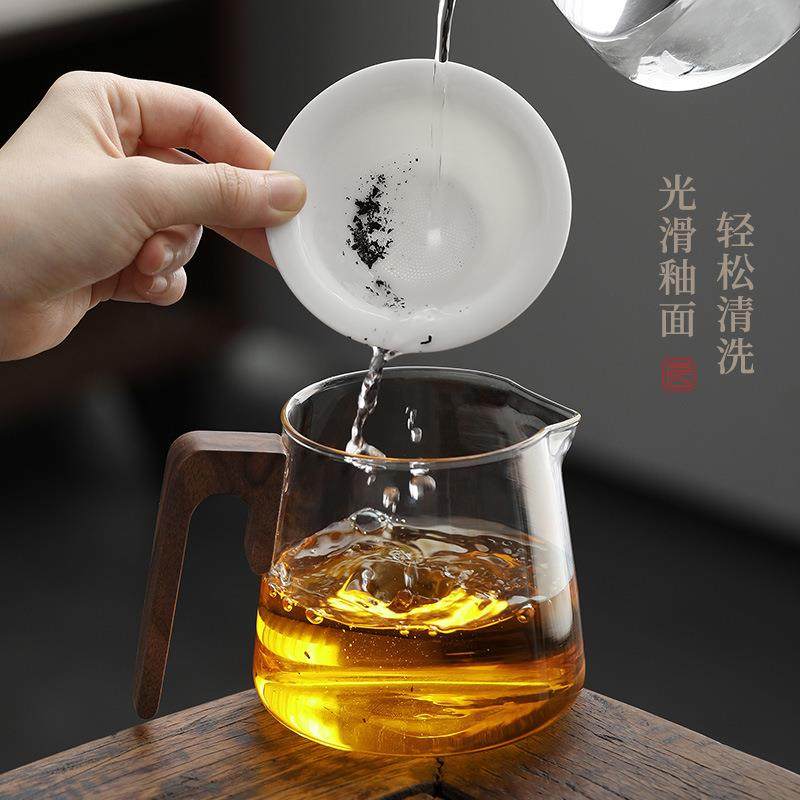 玻璃公道杯一体茶漏套装耐热透明泡茶杯过滤功夫分新品,淘宝优惠券,粉丝福利购,淘宝优惠卷