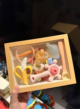 牙胶展示框纪念收纳diy立体相框