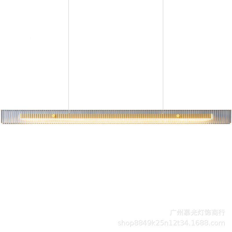 餐厅灯极简玻璃吧台岛台吊线长灯XYK现代轻奢一字条办吊灯公室书,淘宝优惠券,粉丝福利购,淘宝优惠卷