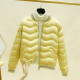 New winter stand collar baseball jacket white duck down jacket