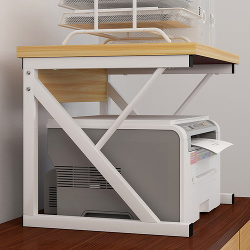 置物架家用办公打印机架子多层复印机架办公桌主机箱收纳架 - 图1