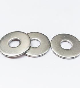 蓝白彩锌热镀锌平垫45#钢垫圈厚度0.5mm~10mm冲压件