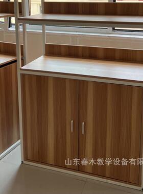 教室存放作业架柜器材架钢木学生作业架美术绘画作品柜