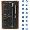 69-in-1 wood grain box multi-function manual screwdriver set mobile phone clock computer disassembly and repair screwdriver tool