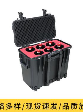 pp防护箱红酒箱拉杆箱工具收纳箱PP注塑加厚防护箱器材维修箱耐刮