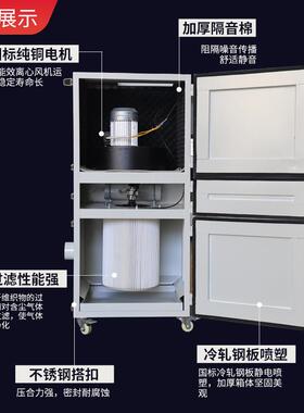 环保设备工业脉冲滤筒除尘器小型除尘机移动打磨集尘器粉尘收集器