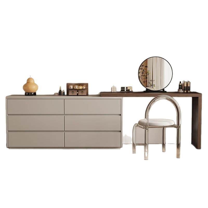 简约梳妆台斗柜一体卧室轻奢高级小型家用化妆桌床尾收纳柜储物柜,淘宝优惠券,粉丝福利购,淘宝优惠卷