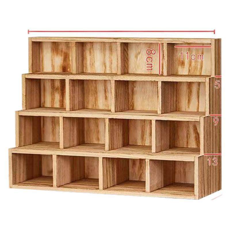 新中式桌上实木博古架多宝阁子架茶具展示架家用多层阶梯置物架,淘宝优惠券,粉丝福利购,淘宝优惠卷