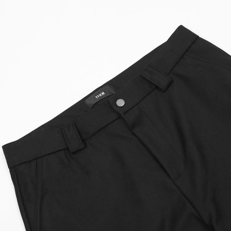 11KN美式复古褶皱垂感直筒小众设计感廓形阔腿西裤潮Casual pants - 图0