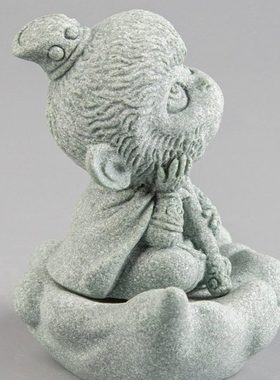 青砂石创意大圣孙悟空国潮居家办公装饰桌面香插茶宠摆件朋友送礼