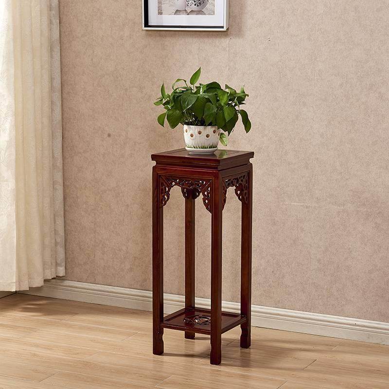 客厅花架实木中式榆木仿古花架子多层室内绿萝盆景方,淘宝优惠券,粉丝福利购,淘宝优惠卷