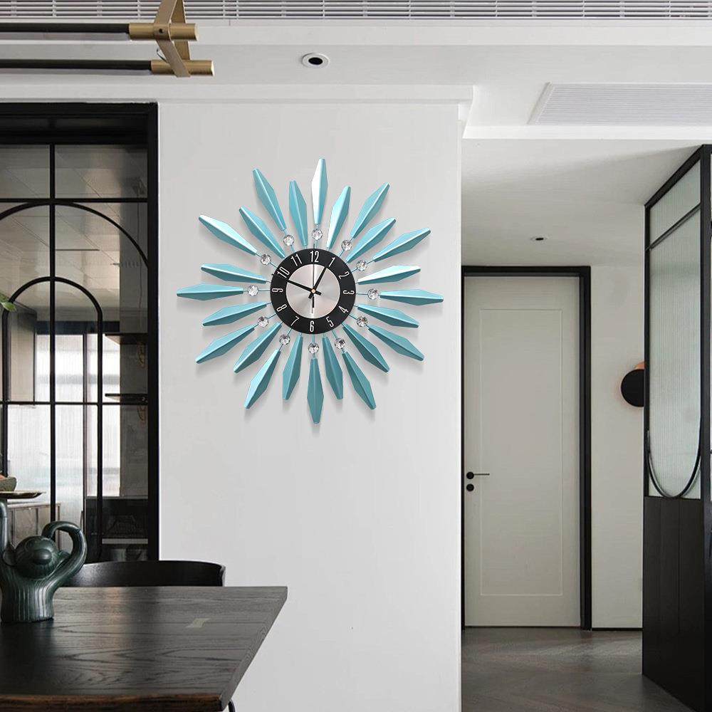 个性创意钻石挂钟金属铁线水钻挂钟创意水钻家居客厅壁饰挂钟,淘宝优惠券,粉丝福利购,淘宝优惠卷