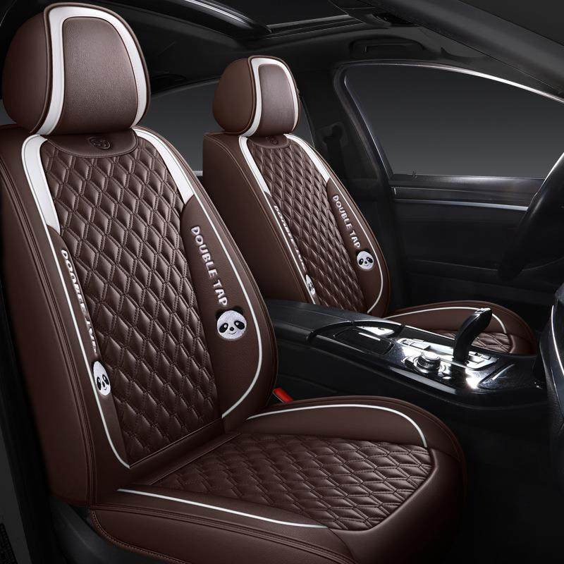 21新款汽车座垫四季通用全包围全皮卡通汽车坐垫菱格耐磨座椅套,淘宝优惠券,粉丝福利购,淘宝优惠卷