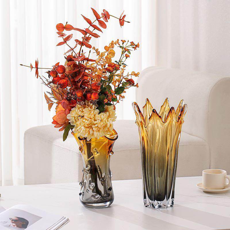 轻奢创意水晶玻璃花瓶客厅玄关水养鲜花高级感家居插花瓶艺术摆件,淘宝优惠券,粉丝福利购,淘宝优惠卷