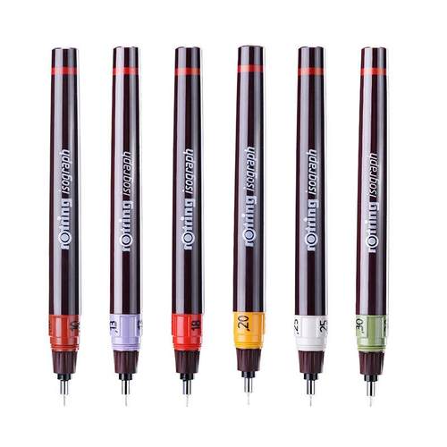 德国Rotring红环易受型制图针笔绘图笔可灌水可加墨勾线笔针管笔 - 图3