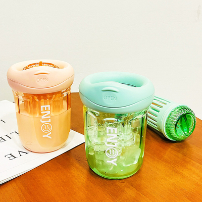 夏季水杯可爱女高颜值学生敞口杯