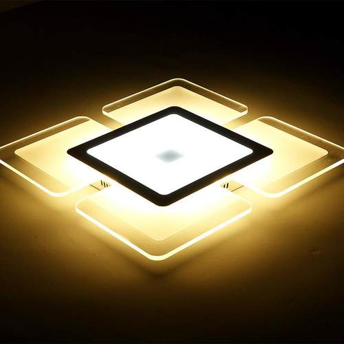 大客厅长方形超薄过道灯主卧室吸顶灯LED长方形客厅灯简约现代卧 - 图2