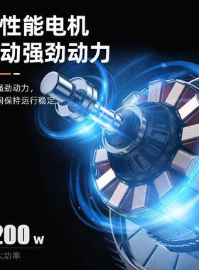工业吸尘器大功率大吸力家商洗车开荒保洁美缝家庭版干湿两用