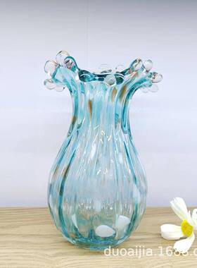 玻璃花瓶艺术大师系列2108工艺品瓶摆创意花玻璃饰品新中式摆件件