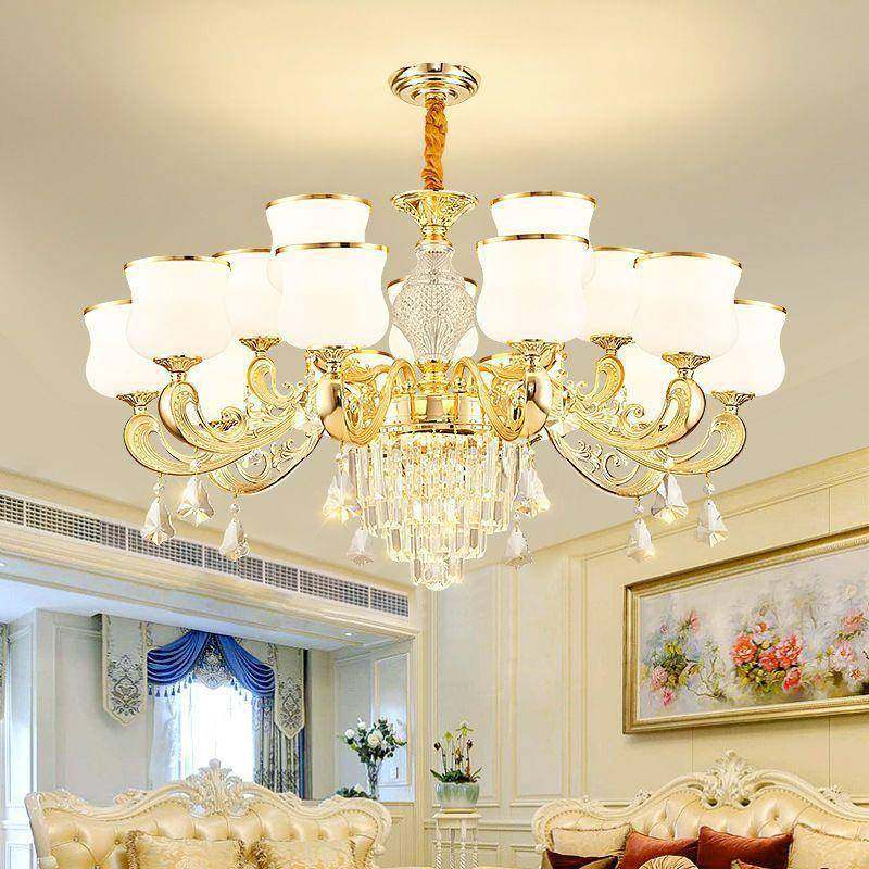 欧式奢客用厅吊灯202年新款轻奢华大气简约现5代家大厅餐厅卧78室,淘宝优惠券,粉丝福利购,淘宝优惠卷