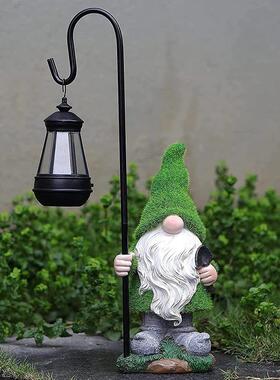 可观插香太JUK阳能灯花园灵小矮人件户外防摆水庭院灯景布精置装