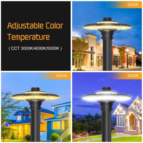 UL DLC认证LED庭院灯60W80W100W120W150W200W铝制高杆景观路灯 - 图2