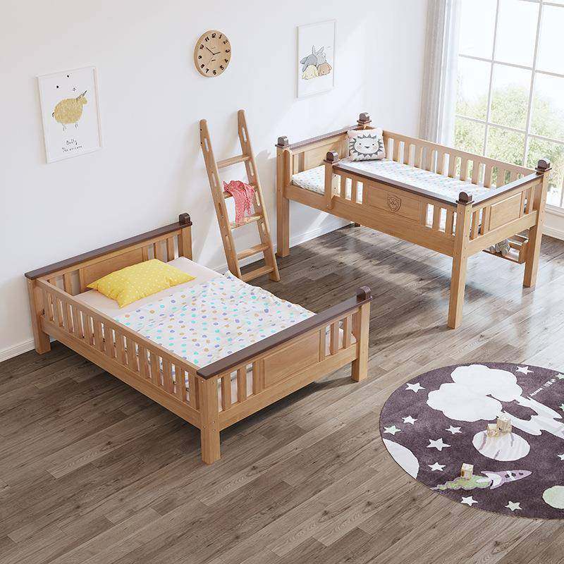 全实木儿童上下床双层床上下铺榉木多功能高低床小户型组合子母床,淘宝优惠券,粉丝福利购,淘宝优惠卷