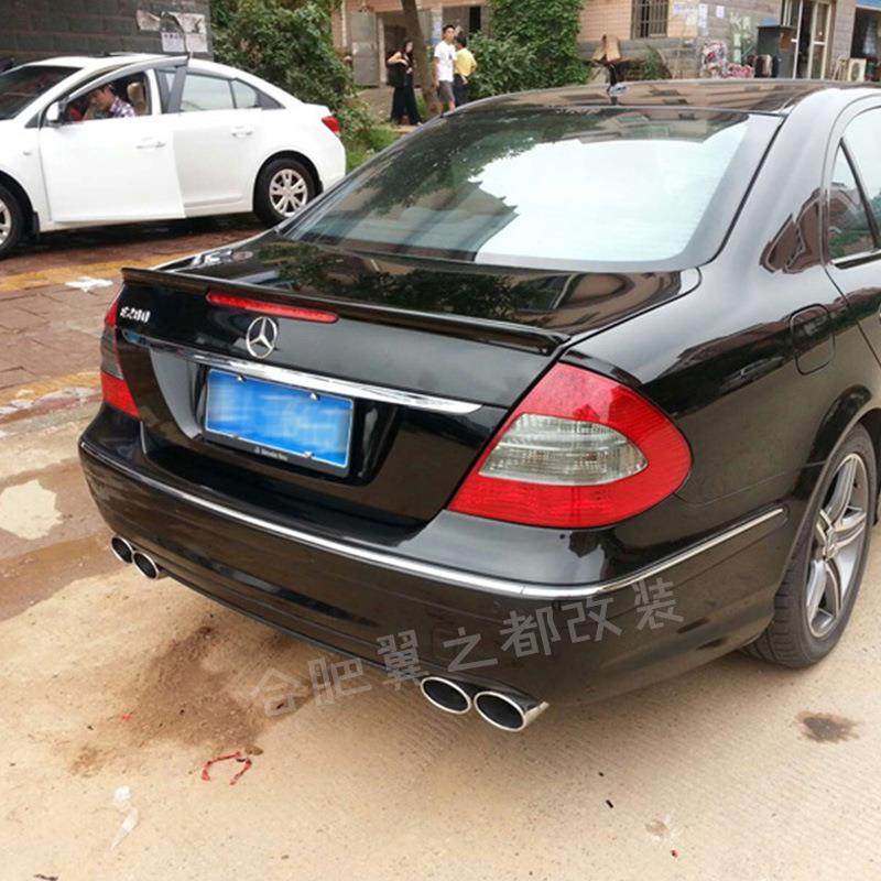 适用奔驰E级尾翼03-08款W211改装件顶翼E240280320350E63尾翼,淘宝优惠券,粉丝福利购,淘宝优惠卷