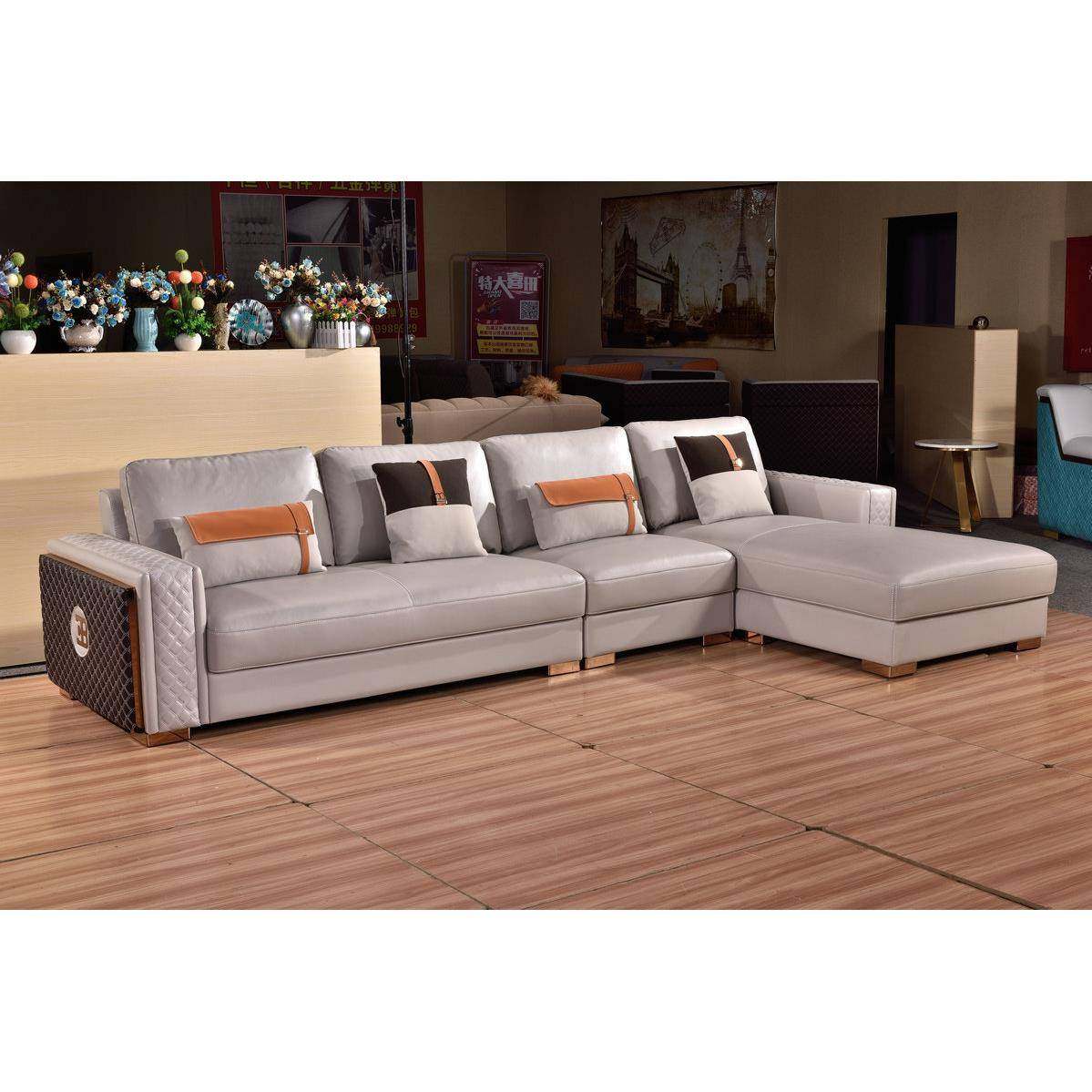 皮艺沙发样板间组合轻奢客厅家用大小户型代简约简欧懒人沙发椅,淘宝优惠券,粉丝福利购,淘宝优惠卷