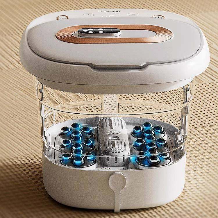 热恋可折叠泡脚桶足浴盆家用全自动加热恒温电动按摩足疗洗脚盆,淘宝优惠券,粉丝福利购,淘宝优惠卷