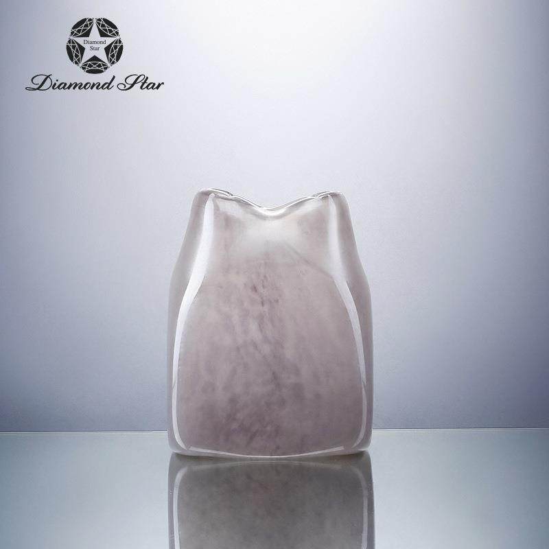 钻石星粉瓷玻璃花瓶高级感复古水培插花器高颜值软装摆件花瓶,淘宝优惠券,粉丝福利购,淘宝优惠卷