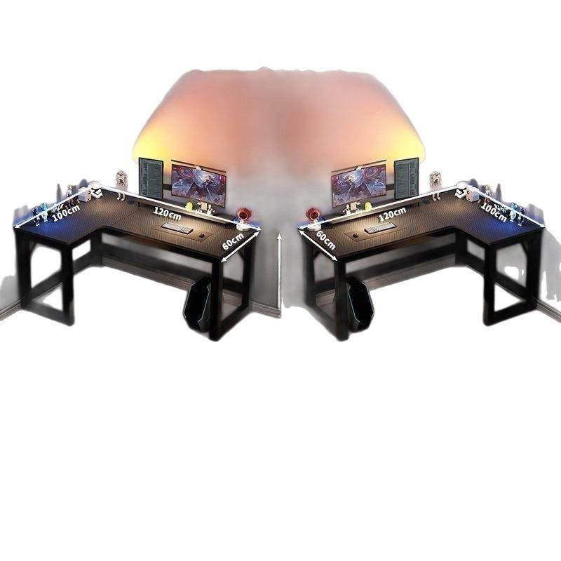 转电竞桌电脑桌台式家用BAY书桌书架角一体物置架卧室角L型拐桌子,淘宝优惠券,粉丝福利购,淘宝优惠卷