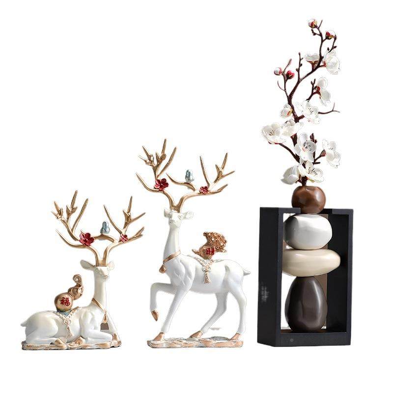 现代约花客厅装品高简颜值新款饰瓶新中式玄关电视柜97305摆件,淘宝优惠券,粉丝福利购,淘宝优惠卷