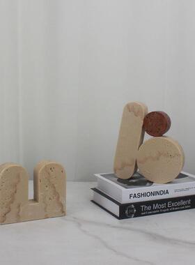 现代轻奢FNE家居网红民宿装饰书档件样板间客摆办厅公室玄电关视