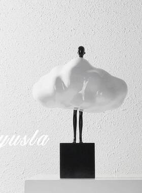 约厅书房柜视柜售楼处儿简童LXP房别墅餐厅柜玄关柜摆件电软装饰