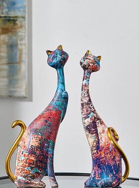 感艺68384960术摆客件小众家居厅电视大气饰创意轻奢软柜装品