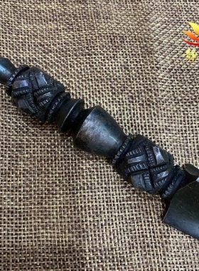 普巴金刚橛尼泊尔手工铁做旧西藏金刚杵藏式摆件居家供奉供具藏饰