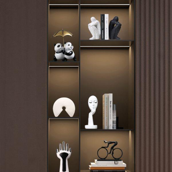 高级感客厅电视柜摆件书柜展示柜办公室餐厅装饰品新房软装工艺品,淘宝优惠券,粉丝福利购,淘宝优惠卷